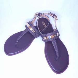 Michael kors browns strap sandals 8